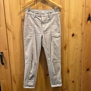 Old Navy Taupe Sky Hi Straight Pants